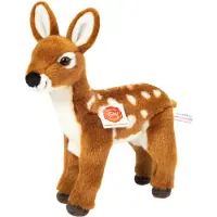 HERMANN Teddy Kuscheltier Rehkitz 23 cm Tiny - 23 x 25 cm - Kastanienbraun | by