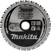 Makita D-09640 Standard-Kreissägeblatt TCT 235 x 30 mm 60T Holz
