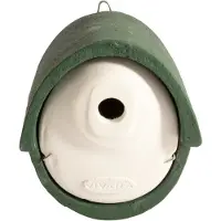 Cj Wildlife Nistkasten „Alicante“ WoodStone Grün 32 mm | Vogelhaus Holzbeton |