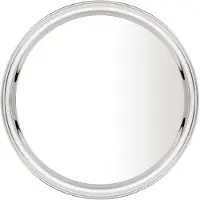 Olympia rundes Serviertablett Edelstahl 35,5cm