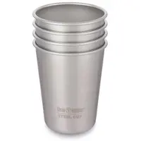 Klean Kanteen Trinkbecher Brushed Stainless 295 ml (4er Set)