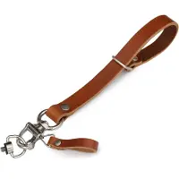 The Hantler Das Hantler Handgelenkband - Schnellverschluss Cognac / Silber