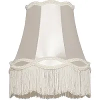QAZQA Stofflampenschirm creme 30 cm - Oma