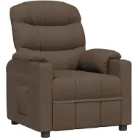vidaXL Relaxsessel Braun Stoff