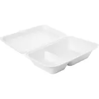 Biopak Menübox 2-Teilung 770 ml, 50 Stück