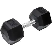 Orange Gym Hex-Hantel 30 kg Schwarz