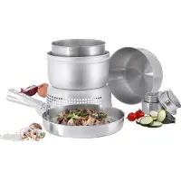 Tatonka Multi Set + A. Burner, Kochset, Silber