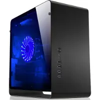 Jonsbo UMX3, PC, Schwarz, ITX, Aluminium, 16,3 cm, 32 cm