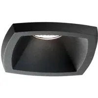 LIGHT-POINT Mirage 1 Einbauspots 2700/3000K Black - , dimmbar, Schwarz, für Wohnzimmer, Aluminium
