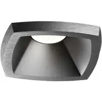 LIGHT-POINT Mirage 1+ Einbauspots 2700/3000K Titanium - , dimmbar, Metallisch, für Wohnzimmer, Aluminium