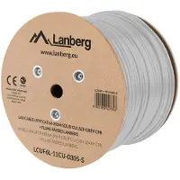 Lanberg LCUF6L-11CU-0305-S, 305 m, Cat6a, U/FTP (STP), Grau