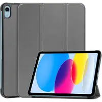 IMoshion Trifold Klapphülle für das Apple iPad 11 (2025) 11 Zoll A16 / iPad 10 (2022) 10.9 Zoll - Grau