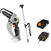 Batavia Maxxpack Nexxsaw (V2) 18 V Akku-Einhand-Kettensäge SET inklusive Verlängerungsstiel