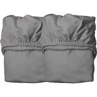 Leander Bettlaken - 60x115 - 2er-Pack - Cool Grey - - One Size - Bettlaken