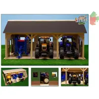 Kids Globe 610340 1:16 Traktor Scheune
