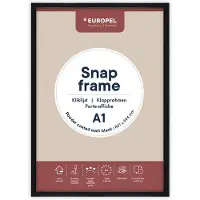 Europel Klapprahmen A1 25mm matt Schwarz 355070