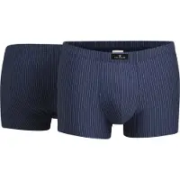 Tom Tailor Boxershorts "Alaska" Packung, bequem, weich, eng, Streifendesign, Logo, breiter Bund