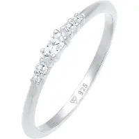 Elli Ring Zirkonia Marquise Elegant Verlobung 925 Silber Elli Silber