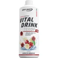 Best Body Nutrition Low Carb Vital Drink, Kirsche-Banane 1000 ml Flüssigkeit