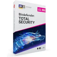 Bitdefender Total Security | Jahreslizenz | für 5 Geräte | 5 Installationen | inklusive der neuesten Updates