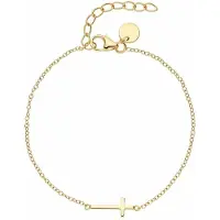 Noelani Armband für Damen, Sterling Silber 925, Kreuz Noelani Gold