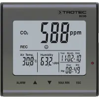 Trotec CO2-Luftqualitätsdatenlogger BZ30