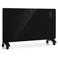 Klarstein Bansin Crystal Smart Konvektions-Heizgerät 1500W 5 - 50 °C App-Steuerung Schwarz