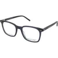 Tommy Hilfiger TH1942 Herren-Brille inkl. Gläser Vollrand Quadratisch Acetat-Gestell 52/19/150, blau