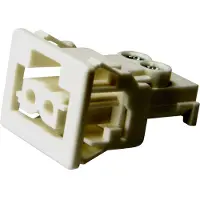 ADELS-CONTACT 148652 Netz-Steckverbinder Buchse, gerade Gesamtpolzahl: 2 16 A Weiß 100 St. Piece