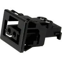 ADELS-CONTACT 148662 Netz-Steckverbinder Buchse, gerade Gesamtpolzahl: 2 16 A Schwarz 100 St.