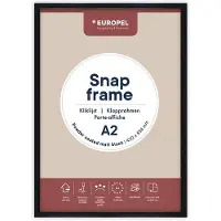 Europel Klapprahmen A2 25mm matt Schwarz 355071