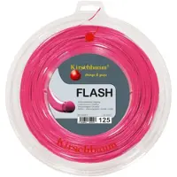 Kirschbaum Tennissaite Flash (Haltbarkeit+Power) pink 200m Rolle