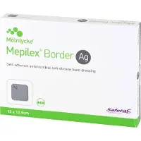 Mepilex Border Ag Schaumverb.10x12,5 cm steril 5 St Verband