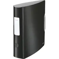 Leitz Ordner Active Style, DIN A4, Rückenbreite 82 mm, satin schwarz