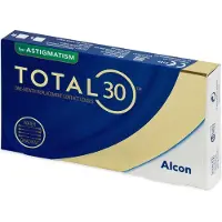 Total 30 for Astigmatism (3er Packung) Monatslinsen (-1.75 dpt, Zyl. -1.25, Achse 60 & BC 8.6) mit UV-Schutz