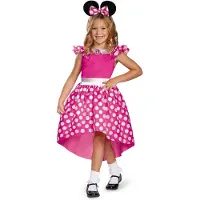 Disney Prinzessinnenkostüm Minnie Klassische, Rosa, 4-6 Jahre