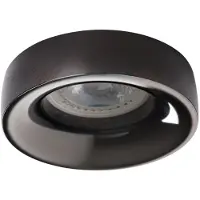 Kanlux S.A. LED GU10 Strahler Einbaurahmen Grau rund - für 1 LED Spot