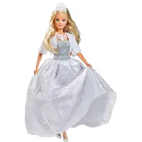 Simba Puppe Steffi Love White Dream Glitzerkleid mit Glitzerstein 105733582