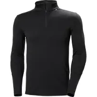 Helly Hansen Unterhemd Lifa Merino Midweight 1/2 Zip Black Herren-M