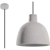 Sollux Hängeleuchte DAMASO 1xE27 15W Beton 128x28x28cm