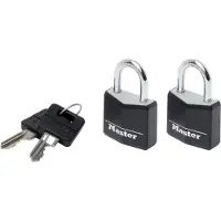 Masterlock Schlüssel Vorhängeschloss Set - 2 Einheiten