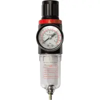 Stanley Filterregler mit Manometer 2x1/4 Zoll (Innengewinde)