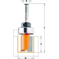 Cmt 911.220.11B 22 mm Einstechfräser mit Lagerschaft 8 mm
