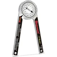 Starrett Winkelmesser, Metrisch, Aluminium