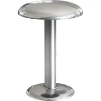 Flos Gustave Portable Tischleuchte Polished Silver - Flos , Gustave, dimmbar, Metallisch, für Terrasse, Metall, Design