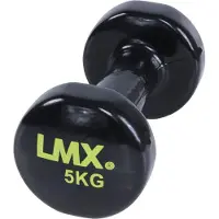 Lifemaxx Vinyl Kurzhantel-Set 2 x 5 kg Schwarz