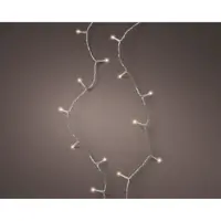 Kaemingk Lumineo LED-Lichterkette Basic mit Dimmer 120 LED warmweiß außen 9 m transparent