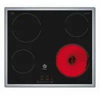 Balay 3EB720XR, Schwarz, Integriert, Keramik, Glaskeramik, 4 Zone(n), 4 Zone(n)