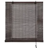 Stor Planet Rollo Ocre Dunkelbraun Bambus (120 x 175 cm)