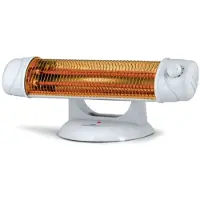 Orbegozo BP 5003 A, Elektrischer Quarz-Raumheizer, Quarzglas, Drinnen, Flur, Weiß, Drehregler